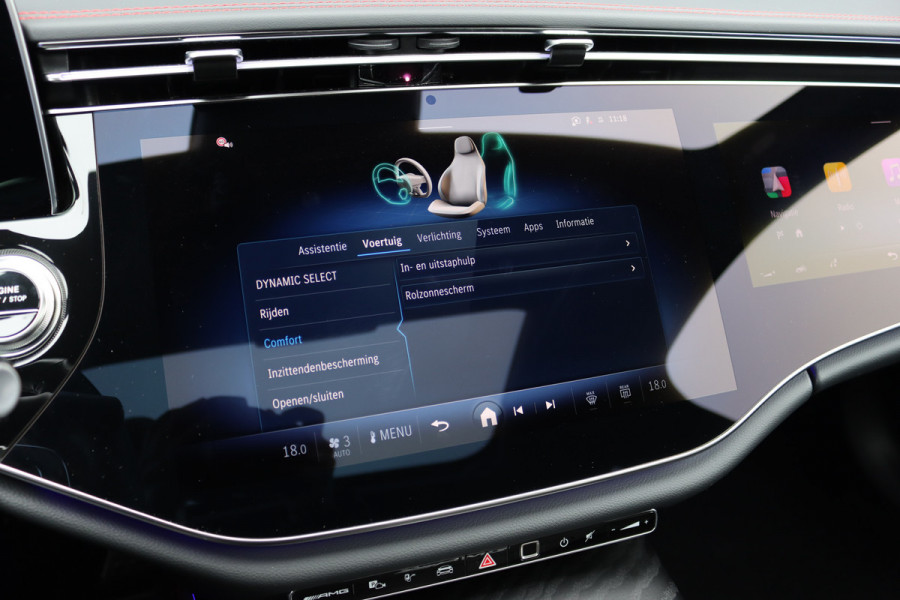 Mercedes-Benz E-Klasse AMG 53 4MATIC+ Premium | 585pk | Hyperscreen | Achterasbesturing | Distronic | Burmester | HUD | Digital Light | Stoelverwarming | Surround Camera | Keyless Go |