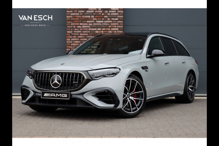 Mercedes-Benz E-Klasse Estate AMG 53 4MATIC+ Premium+ | Hyperscreen | Achterasbesturing | Distronic+ | Stoelventilatie | Trekhaak | 3D-Display | Panoramadak | Digital Light | Burmester |