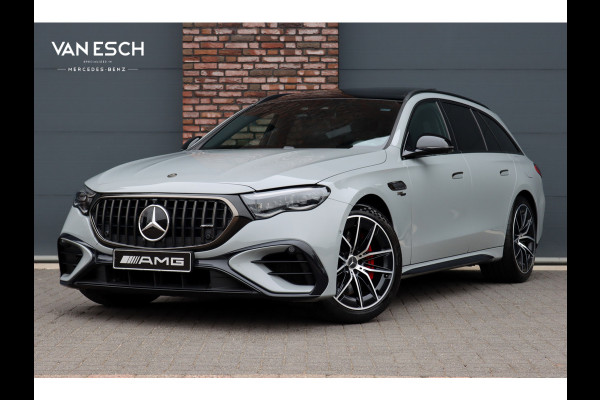 Mercedes-Benz E-Klasse Estate AMG 53 4MATIC+ Premium+ | Hyperscreen | Achterasbesturing | Distronic+ | Stoelventilatie | Trekhaak | 3D-Display | Panoramadak | Digital Light | Burmester |