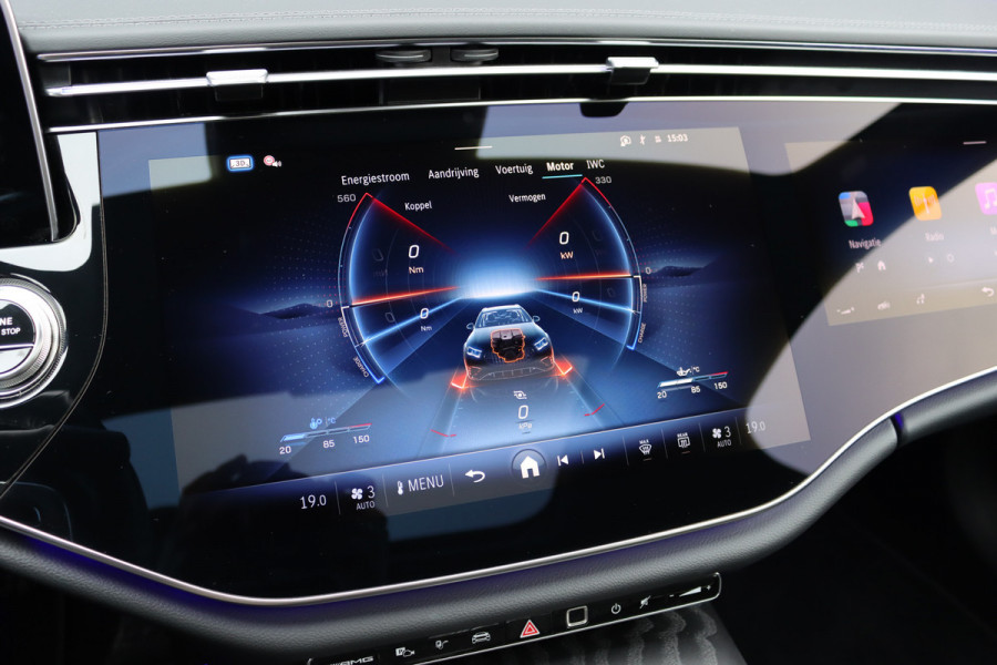 Mercedes-Benz E-Klasse Estate AMG 53 4MATIC+ Premium+ | Hyperscreen | Achterasbesturing | Distronic+ | Stoelventilatie | Trekhaak | 3D-Display | Panoramadak | Digital Light | Burmester |