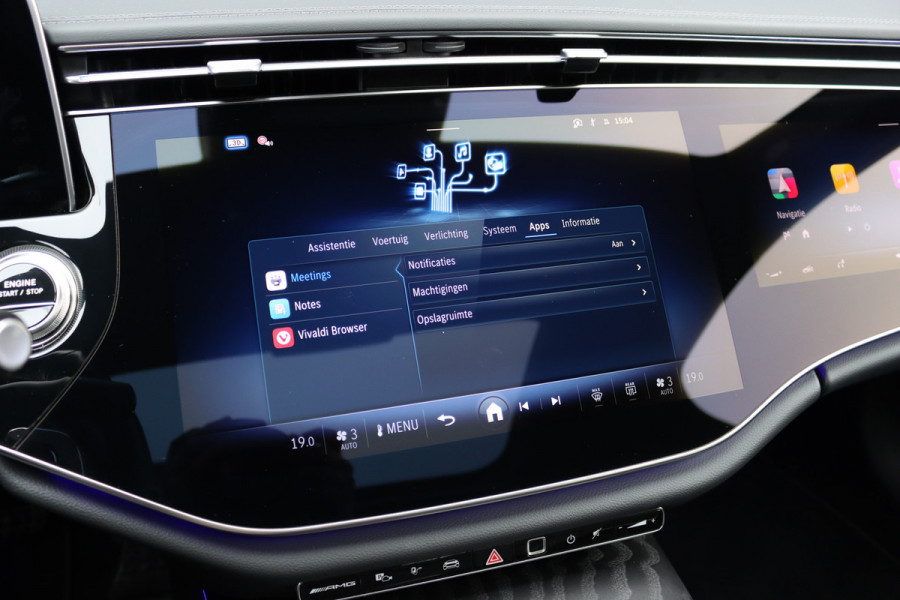 Mercedes-Benz E-Klasse Estate AMG 53 4MATIC+ Premium+ | Hyperscreen | Achterasbesturing | Distronic+ | Stoelventilatie | Trekhaak | 3D-Display | Panoramadak | Digital Light | Burmester |
