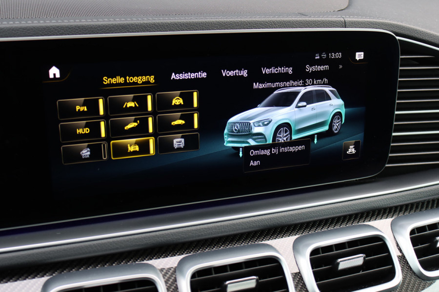 Mercedes-Benz GLE AMG 53 4MATIC+ Premium+ | Luchtvering | Distronic+ | Carbon | Burmester | Rijassistentiepakket | Schakelbare Uitlaat | HUD | Nappa Leder | Stoelverwarming V+A | Keyless Go |