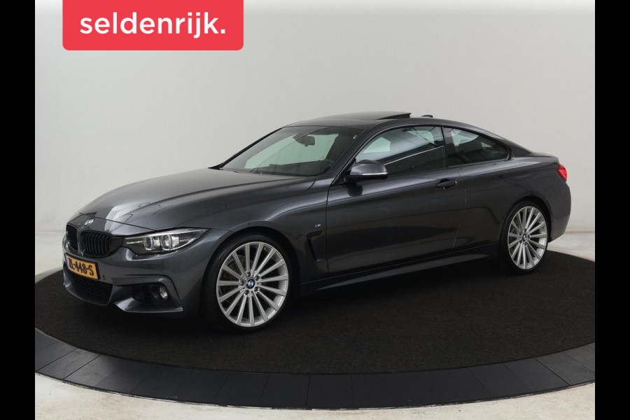 BMW 4 Serie Coupé 418i M Sport | Schuifdak | Leder | Stoelverwarming | 20'' | Sportstoelen | Full LED | Navigatie | Parkeerhulp | Climate control | Cruise control | 74.200km NAP