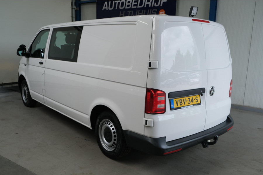 Volkswagen Transporter 2.0 TDI 150 PK L2H1 DC - N.A.P. Airco, Cruise, PDC, Trekhaak.