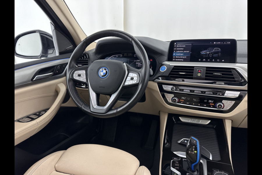 BMW iX3 High Executive 80 kWh [ 3-Fase ] {SOH-97%} (INCL-BTW) Aut. *PANO | HEAD-UP | LEATHER | HARMAN/KARDON | FULL-LED | BLINDSPOT | MEMORY-PACK | DIGI-COCKPIT | HEATED-SPORTSEATS | KEYLESS | TOPVIEW | DAB+ | NAVI-FULLMAP | 20''ALU*