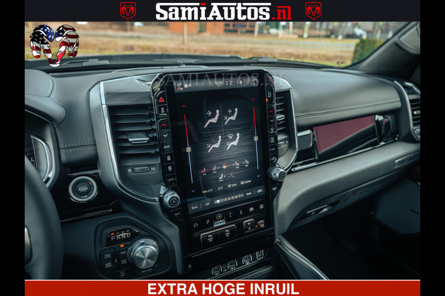 Dodge Ram 1500 Night Premium | Full Option | De Meest Luxe Pick-Up in zijn Klasse | Comfortabele Dubbele Cabine met Royale 5 Zitplaatsen | BPM vrij | Nu Leverbaar uit Voorraad | Voorraad Nr 2200 - 0886