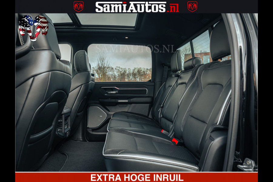 Dodge Ram 1500 Night Premium | Full Option | De Meest Luxe Pick-Up in zijn Klasse | Comfortabele Dubbele Cabine met Royale 5 Zitplaatsen | BPM vrij | Nu Leverbaar uit Voorraad | Voorraad Nr 2200 - 0886