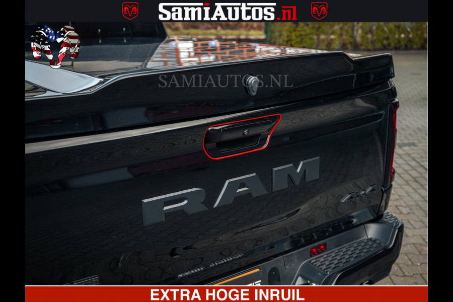 Dodge Ram 1500 Night Premium | Full Option | De Meest Luxe Pick-Up in zijn Klasse | Comfortabele Dubbele Cabine met Royale 5 Zitplaatsen | BPM vrij | Nu Leverbaar uit Voorraad | Voorraad Nr 2200 - 0886