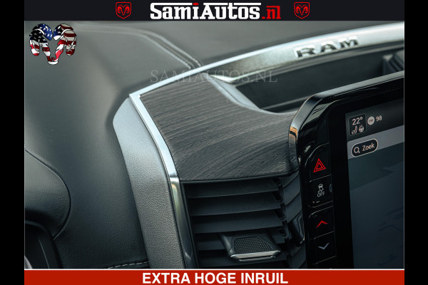 Dodge Ram 1500 Night Premium | Full Option | De Meest Luxe Pick-Up in zijn Klasse | Comfortabele Dubbele Cabine met Royale 5 Zitplaatsen | BPM vrij | Nu Leverbaar uit Voorraad | Voorraad Nr 2200 - 0886
