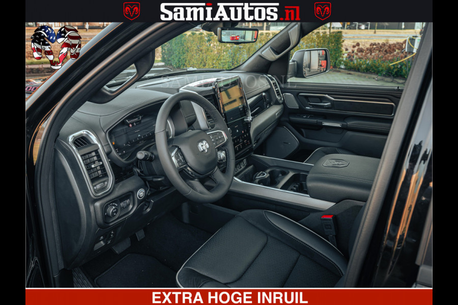 Dodge Ram 1500 Night Premium | Full Option | De Meest Luxe Pick-Up in zijn Klasse | Comfortabele Dubbele Cabine met Royale 5 Zitplaatsen | BPM vrij | Nu Leverbaar uit Voorraad | Voorraad Nr 2200 - 0886
