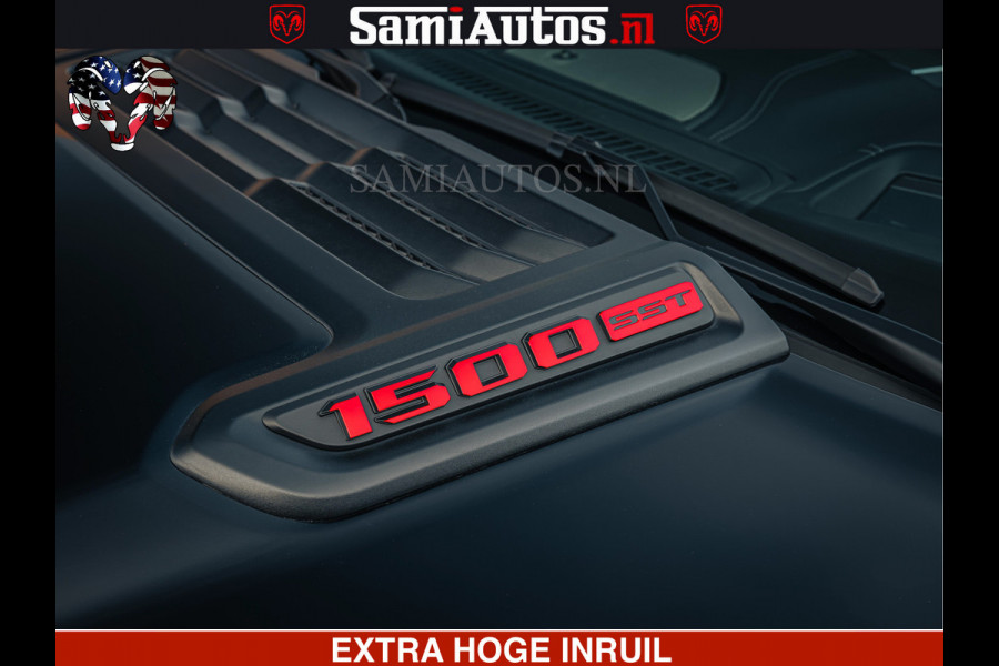 Dodge Ram 1500 Night Premium | Full Option | De Meest Luxe Pick-Up in zijn Klasse | Comfortabele Dubbele Cabine met Royale 5 Zitplaatsen | BPM vrij | Nu Leverbaar uit Voorraad | Voorraad Nr 2200 - 0886