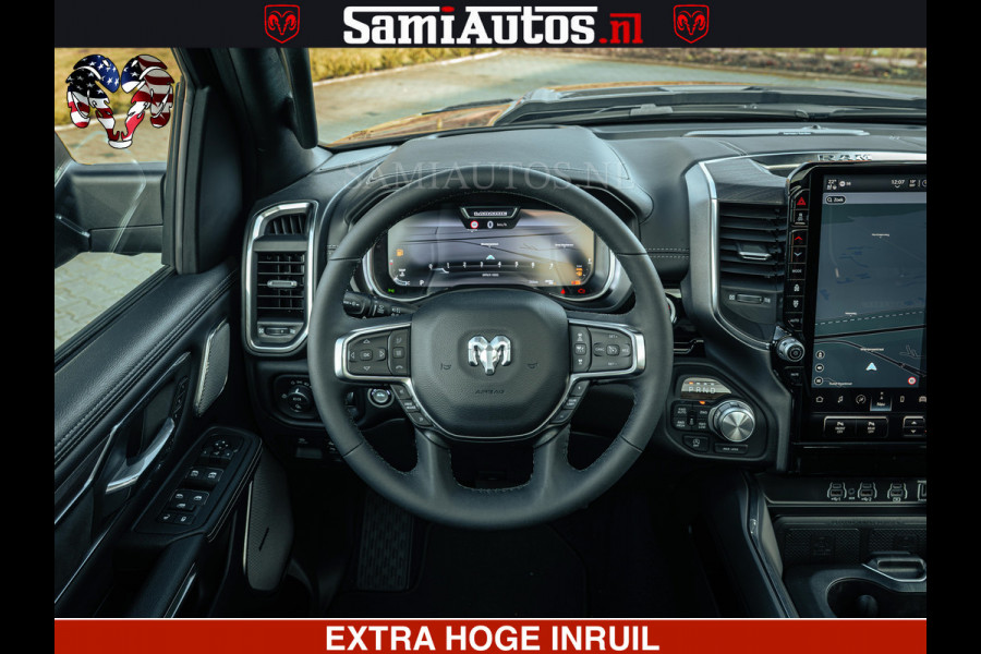 Dodge Ram 1500 Night Premium | Full Option | De Meest Luxe Pick-Up in zijn Klasse | Comfortabele Dubbele Cabine met Royale 5 Zitplaatsen | BPM vrij | Nu Leverbaar uit Voorraad | Voorraad Nr 2200 - 0886