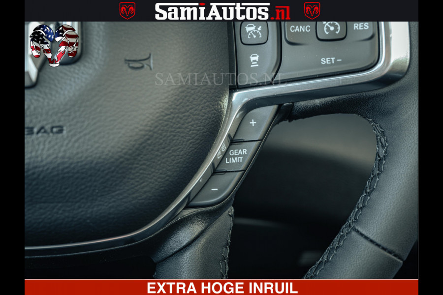 Dodge Ram 1500 Night Premium | Full Option | De Meest Luxe Pick-Up in zijn Klasse | Comfortabele Dubbele Cabine met Royale 5 Zitplaatsen | BPM vrij | Nu Leverbaar uit Voorraad | Voorraad Nr 2200 - 0886
