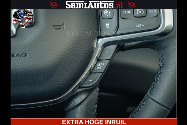 Dodge Ram 1500 Night Premium | Full Option | De Meest Luxe Pick-Up in zijn Klasse | Comfortabele Dubbele Cabine met Royale 5 Zitplaatsen | BPM vrij | Nu Leverbaar uit Voorraad | Voorraad Nr 2200 - 0886