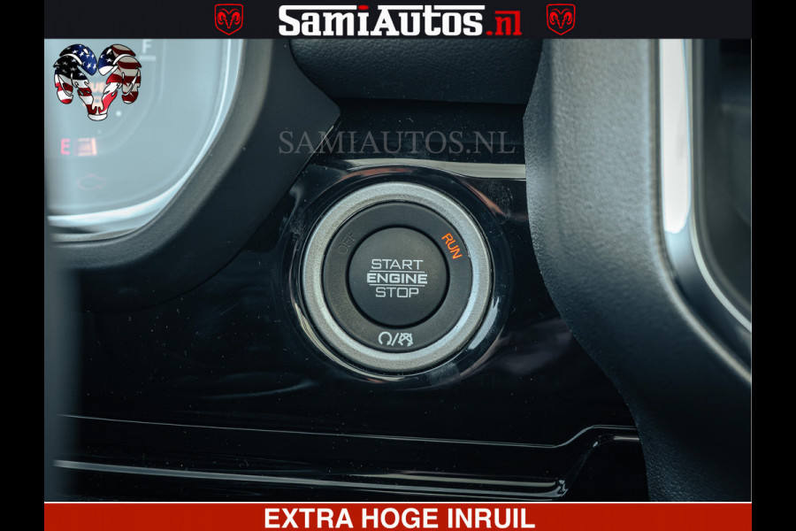 Dodge Ram 1500 Night Premium | Full Option | De Meest Luxe Pick-Up in zijn Klasse | Comfortabele Dubbele Cabine met Royale 5 Zitplaatsen | BPM vrij | Nu Leverbaar uit Voorraad | Voorraad Nr 2200 - 0886