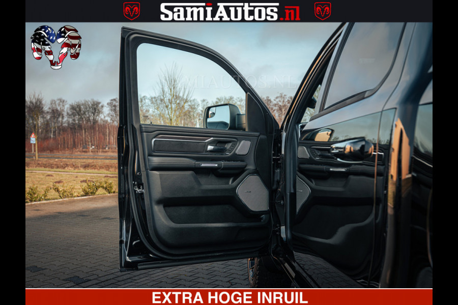 Dodge Ram 1500 Night Premium | Full Option | De Meest Luxe Pick-Up in zijn Klasse | Comfortabele Dubbele Cabine met Royale 5 Zitplaatsen | BPM vrij | Nu Leverbaar uit Voorraad | Voorraad Nr 2200 - 0886