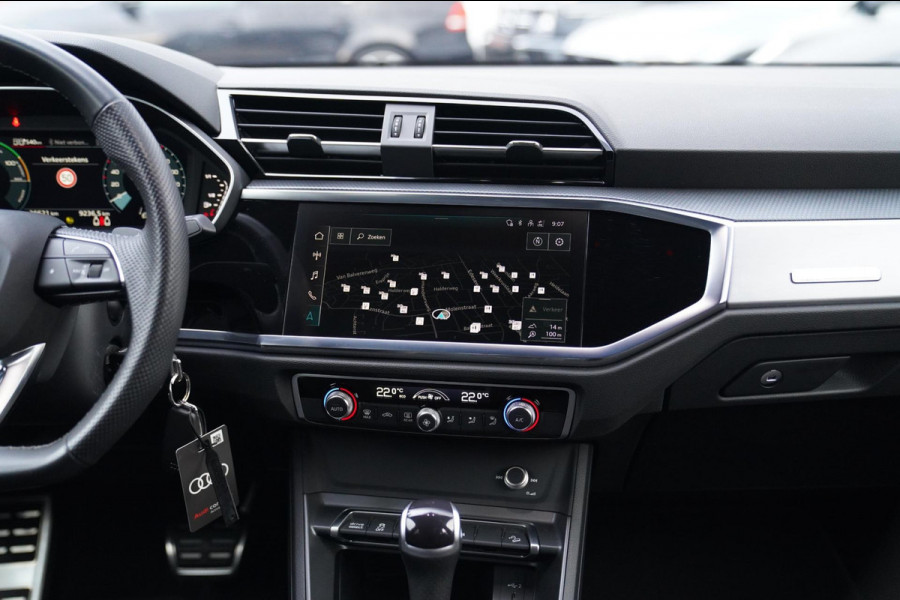 Audi Q3 45 TFSI e S edition | LED | Trekhaak | Drive Select | Automaat | Plug in Hybrid | RS Sportstuur | Adaptieve Cruise | NAP