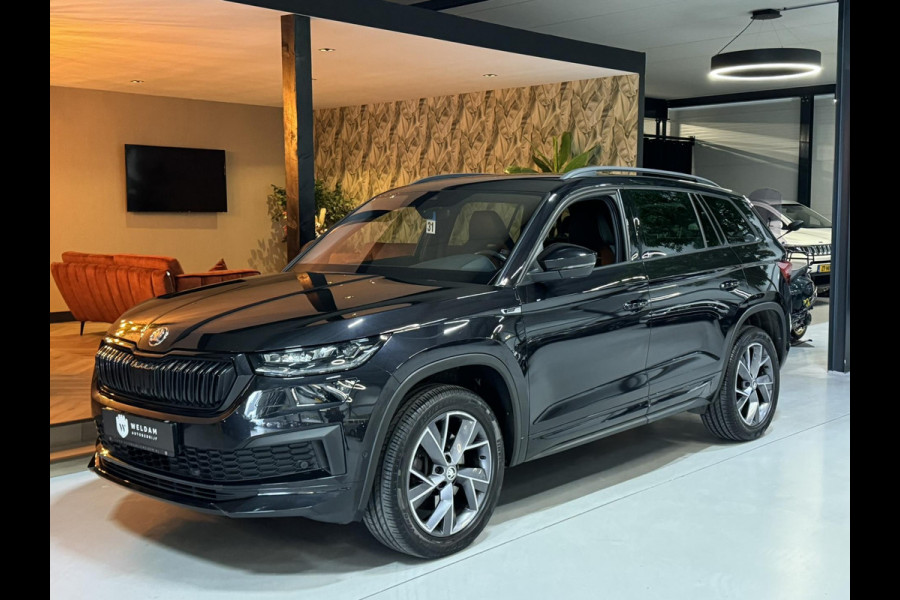 Škoda Kodiaq 2.0 TSI 4x4 Sportline Business Garantie Facelift StoelVentilatie Leder Camera StoelVW StuurVW Sfeer Off-Road Rijklaar
