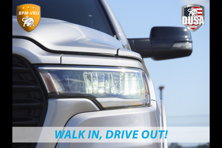 Dodge Ram | 1500 | Laramie | Sport | 3.0L I6 Hurricane | Crew Cab | 4X4 | BPM-VRIJ | Panorama | Billet Silver | SPORT Getoonde accessoires zijn verkrijgbaar tegen meerprijs