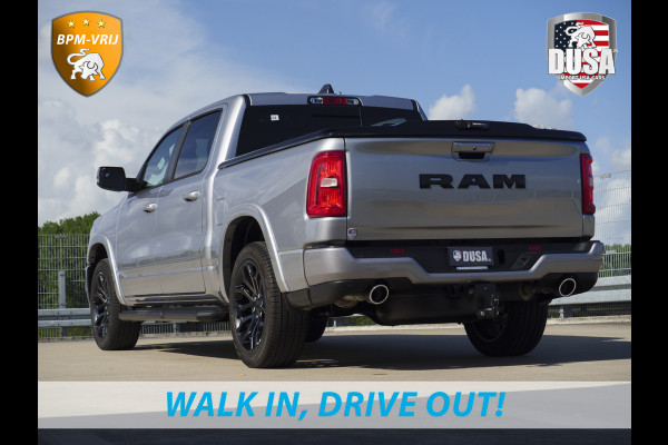 Dodge Ram | 1500 | Laramie | Sport | 3.0L I6 Hurricane | Crew Cab | 4X4 | BPM-VRIJ | Panorama | Billet Silver | SPORT Getoonde accessoires zijn verkrijgbaar tegen meerprijs