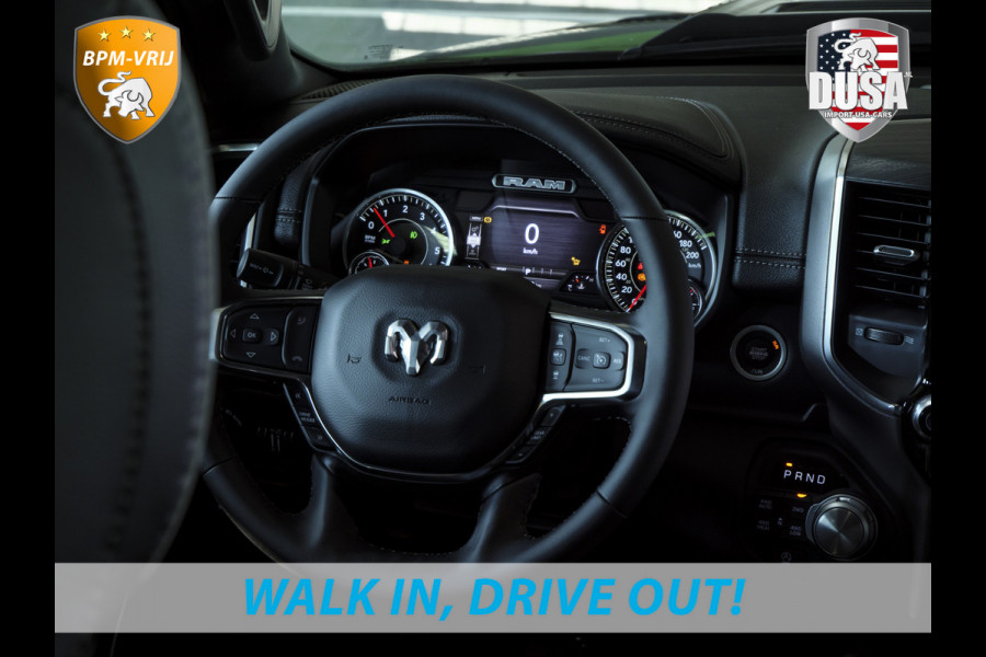 Dodge Ram | 1500 | Laramie | Sport | 3.0L I6 Hurricane | Crew Cab | 4X4 | BPM-VRIJ | Panorama | Billet Silver | SPORT Getoonde accessoires zijn verkrijgbaar tegen meerprijs