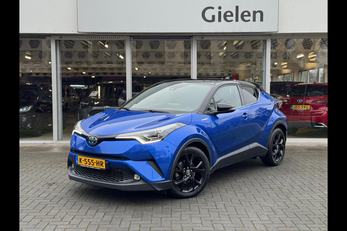 Toyota C-HR 1.8 Hybrid Bi-Tone Plus | JBL, Led Pakket, Half leer/Alcantara, Dodehoekherkenning, parkeersensoren, Stuurverwarming