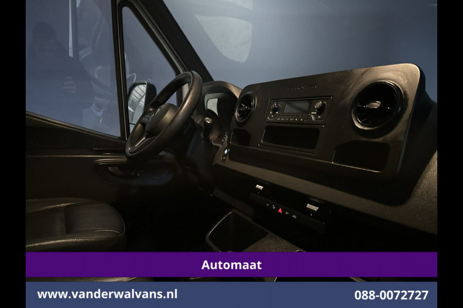 Mercedes-Benz Sprinter 314CDI 143pk Automaat Bakwagen 21m3 KUUB Laadklep Zijdeur Euro6 Airco | Bijrijdersbank Lat om Lat, Leren bekleding