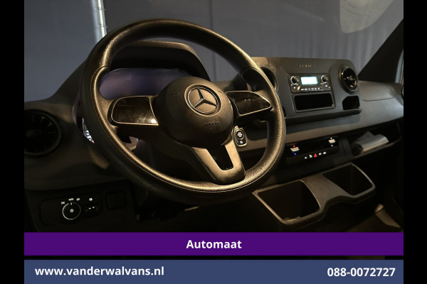 Mercedes-Benz Sprinter 314CDI 143pk Automaat Bakwagen 21m3 KUUB Laadklep Zijdeur Euro6 Airco | Bijrijdersbank Lat om Lat, Leren bekleding