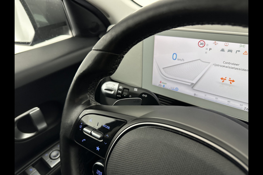 Hyundai IONIQ 5 Connect 73kWh [ 3-Fase ] {SOH-100%} (INCL-BTW) Aut *LEATHER-FABRIC | FULL-LED | DIGI-COCKPIT | AMBIENT-LIGHT | DAB | SHIFT-PADDLES | HEAD-UP | NAVI-FULLMAP | KEYLESS | CAMERA | HEATED-COMFORTSEATS | TOWBAR*