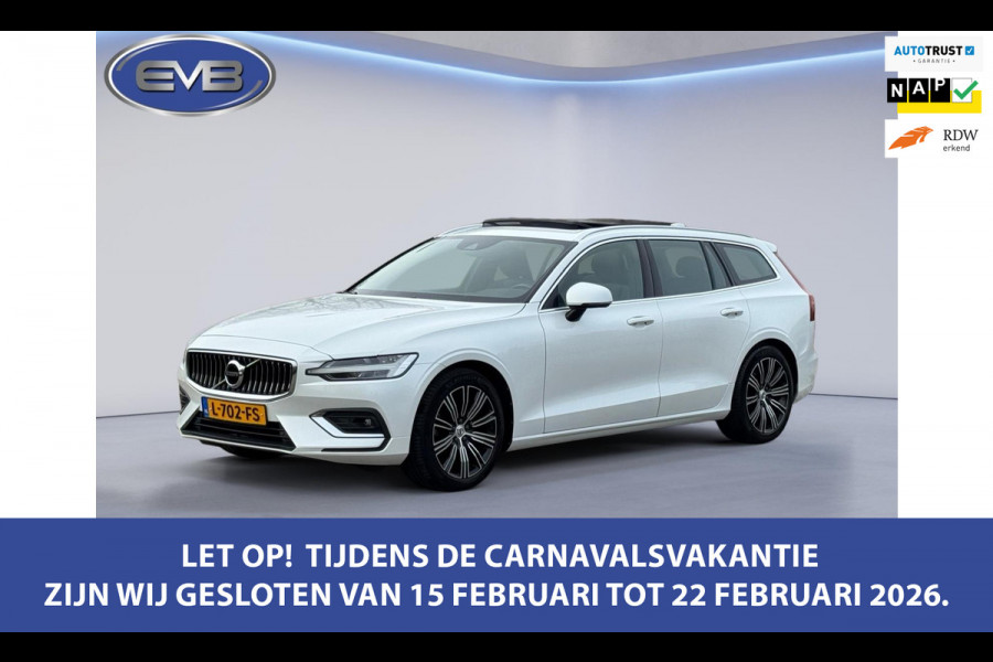 Volvo V60 2.0 B3 Inscription, panoramadak,electr trekhaak, lederen sportinterieur, VOL OPTIES, 1 e eigenaar, NL auto met nap