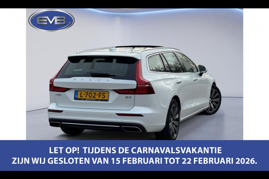 Volvo V60 2.0 B3 Inscription, panoramadak,electr trekhaak, lederen sportinterieur, VOL OPTIES, 1 e eigenaar, NL auto met nap