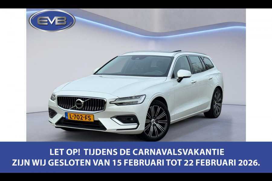 Volvo V60 2.0 B3 Inscription, panoramadak,electr trekhaak, lederen sportinterieur, VOL OPTIES, 1 e eigenaar, NL auto met nap