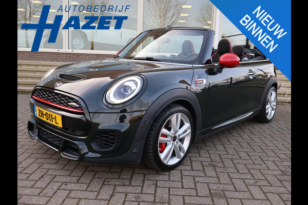 MINI Cabrio 2.0 JCW JOHN COOPER WORKS 231 PK REBEL GREEN | JCW STOELEN | ADAPTIVE CRUISE | ORIG. NL