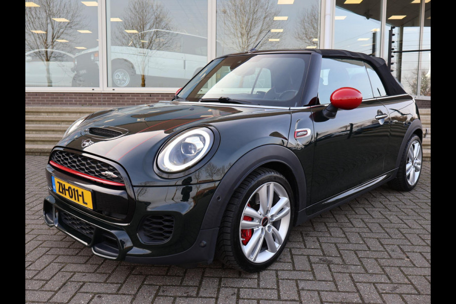 MINI Cabrio 2.0 JCW JOHN COOPER WORKS 231 PK REBEL GREEN | JCW STOELEN | ADAPTIVE CRUISE | ORIG. NL