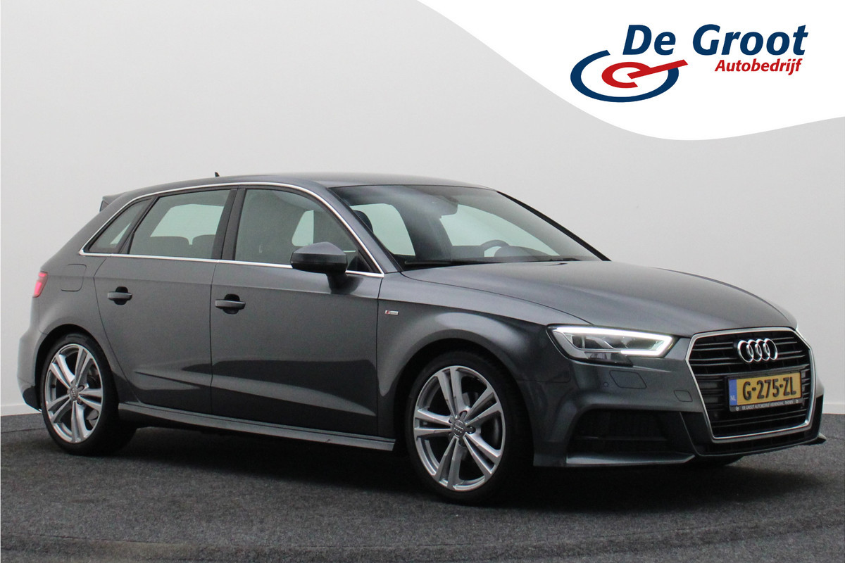 Audi A3 Sportback 35 TFSI CoD Advance Sport Leder/Stof, Stoelverwarming, Apple Carplay, Camera, Trekhaak, LED, 18''