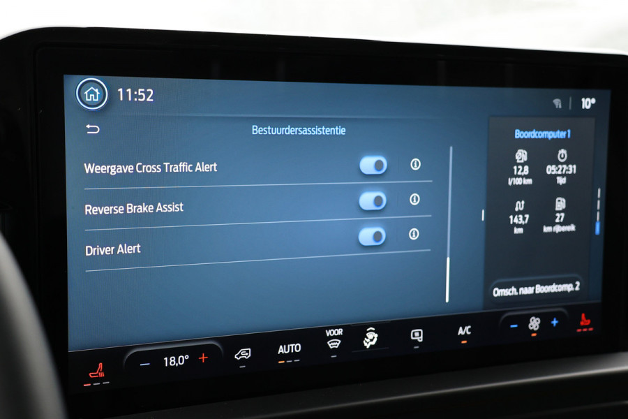 Ford Transit Custom 320 2.0 TDCI L2H1 Limited 170 PK | BPM VRIJ | ACC | Blind Spot | Navigatie | Camera | CarPlay | Lane Assist | Stoelverwarming | Raptor Edition | 3-Zitter | Verlengde fabrieksgarantie tot 11-2029