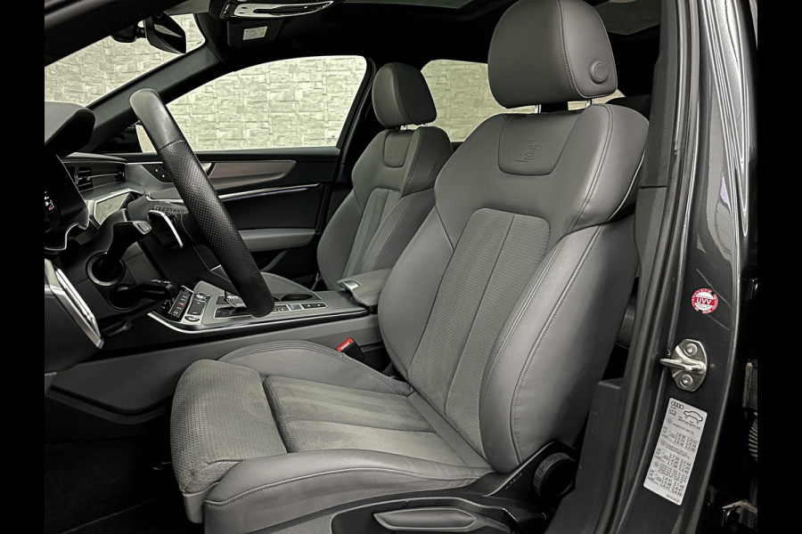 Audi A6 Avant 55 367pk S-Competition Hybrid | 37dkm | 10-2022 | Panodak | ACC | Audi Lane Assist | Trekhaak 2000kg | Stoel en Stuurwielverwarming | Standkachel | 4-Zone | Carplay | S-Line | 37dkm | 10-2022 | Rijklaarprijs met Bovag Garantie.