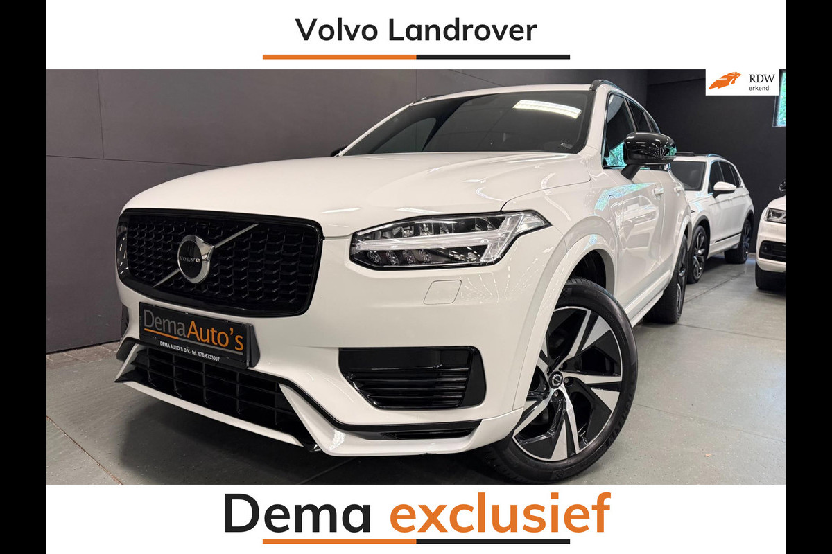 Volvo XC90 2.0 T8 Recharge AWD R-Design 455PK L-RANGE 7P PANO/LEDER/NAVI/CAM/H-KARDON/DAB///