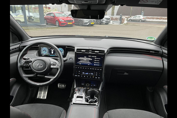 Hyundai Tucson 1.6 T-GDI PHEV N Line 4WD | SUPER COMPLEET| MEM. STOEL| ACHTERBANK VERWARMING| ELEK. ACHTERKLEP| 360 CAMERA| STOEL VENTILATIE| STUUR VERWARMING| DODE HOEK| ADAPTIVE CRUISE CONTROL| ETC...