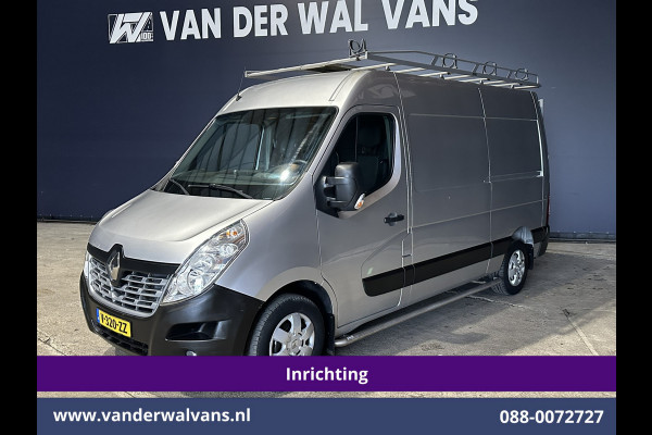Renault Master 2.3 dCi 170pk L2H2 Inrichting Euro6 Airco | Imperiaal | Camera | Navigatie | Cruisecontrol | 2500kg Trekhaak Parkeersensoren, Trap, Sidebars, Bijrijdersbank