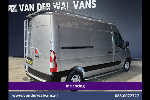 Renault Master 2.3 dCi 170pk L2H2 Inrichting Euro6 Airco | Imperiaal | Camera | Navigatie | Cruisecontrol | 2500kg Trekhaak Parkeersensoren, Trap, Sidebars, Bijrijdersbank