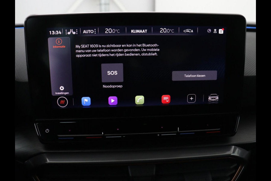 CUPRA Leon 1.4 eHybrid VZ | 245pk | Trekhaak | Stoelverwarming | Carplay | Camera | Sfeerverlichting | Keyless | Navigatie | Sportstoelen | Park Assist | Stuurverwarming | PHEV | Plug In