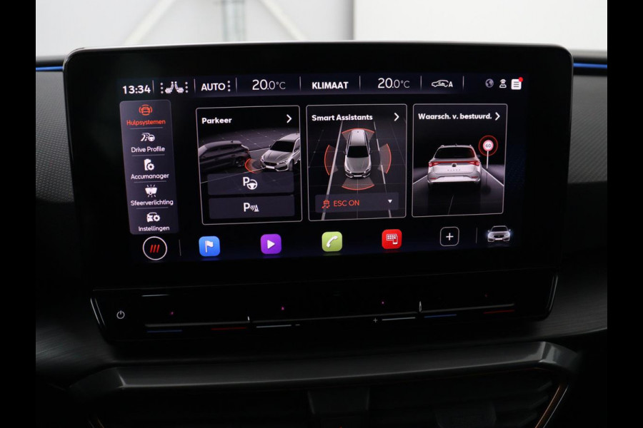 CUPRA Leon 1.4 eHybrid VZ | 245pk | Trekhaak | Stoelverwarming | Carplay | Camera | Sfeerverlichting | Keyless | Navigatie | Sportstoelen | Park Assist | Stuurverwarming | PHEV | Plug In