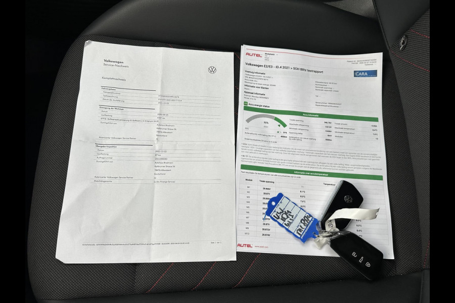 Volkswagen ID.4 GTX Advantage 4Motion 77 kWh 300PK | SOH 90% | WARMTEPOMP | 20 INCH | TREKHAK ELEKTRISCH UITKLAPBAAR | ACC CRUISE CONTROLE | STOEL + STUURWIELVERWARMING | MATRIX-LED-KOPLAMP (IQ.LIGHT) | RIJKLAAR GELEVERD MET 12 MND BOVAG GARANTIE