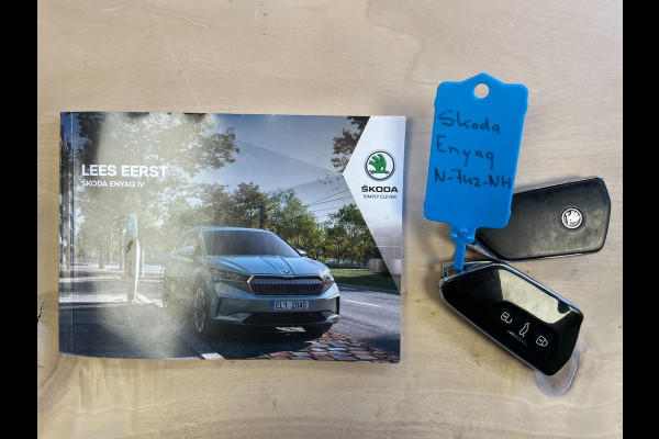 Škoda ENYAQ iV 80|91% SOH|GROTE ACCU|STOEL+STUURVERW|APPLE CARPLAY/ANDROID AUTO|CAMERA|NAVIGATIE|NL-AUTO|NAP|1e EIGENAAR|INCL.BTW|