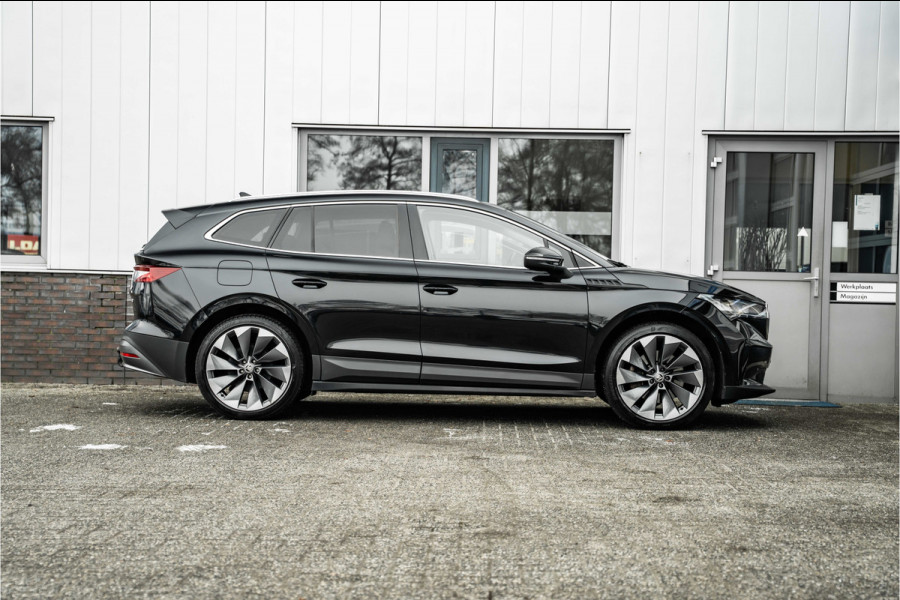 Škoda ENYAQ iV | SOH 91% | 80 | Pano | Trekhaak | Full leder | Stoel + stuurverw
