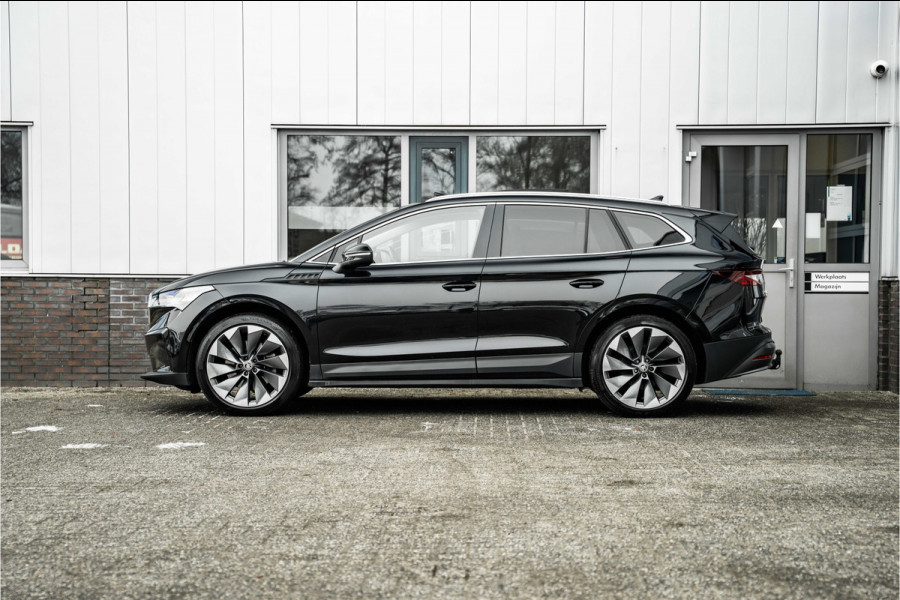 Škoda ENYAQ iV | SOH 91% | 80 | Pano | Trekhaak | Full leder | Stoel + stuurverw