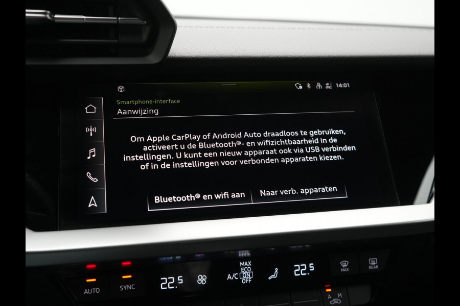 Audi A3 Sportback 45 TFSI e S edition Competition Plug In Hybrid 245pk Dealer O.H. PHEV | 2x S Line | Sportstoelen Massage | Adaptive Cruise | Bang & Olufsen | Matrix LED | 18"L.M | Sfeerverlichting | Apple Carplay | Virtual | Keyless | Blis | Navigatie | DAB |