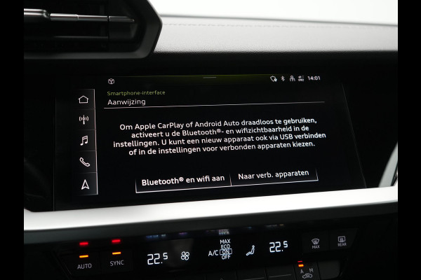 Audi A3 Sportback 45 TFSI e S edition Competition Plug In Hybrid 245pk Dealer O.H. PHEV | 2x S Line | Sportstoelen Massage | Adaptive Cruise | Bang & Olufsen | Matrix LED | 18"L.M | Sfeerverlichting | Apple Carplay | Virtual | Keyless | Blis | Navigatie | DAB |