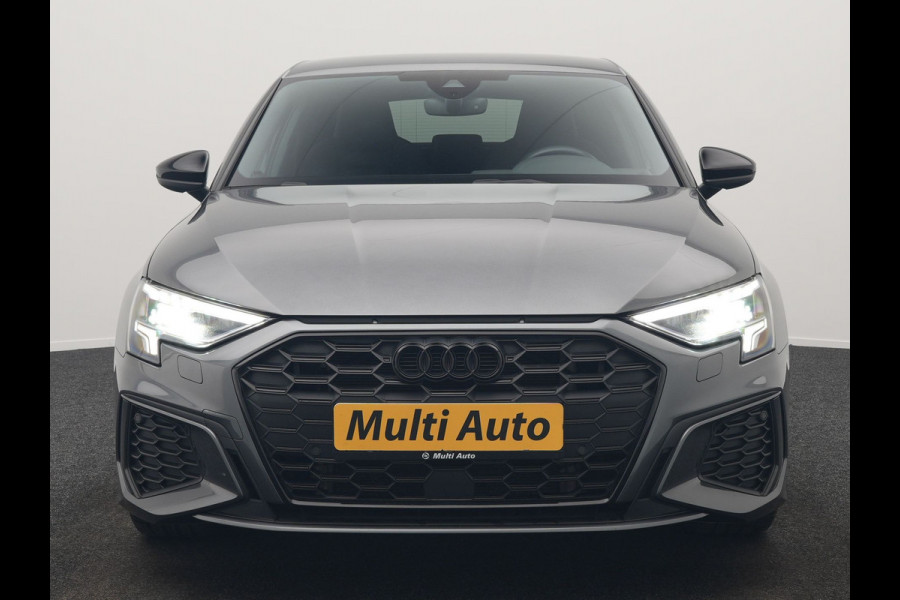 Audi A3 Sportback 45 TFSI e S edition Competition Plug In Hybrid 245pk Dealer O.H. PHEV | 2x S Line | Sportstoelen Massage | Adaptive Cruise | Bang & Olufsen | Matrix LED | 18"L.M | Sfeerverlichting | Apple Carplay | Virtual | Keyless | Blis | Navigatie | DAB |